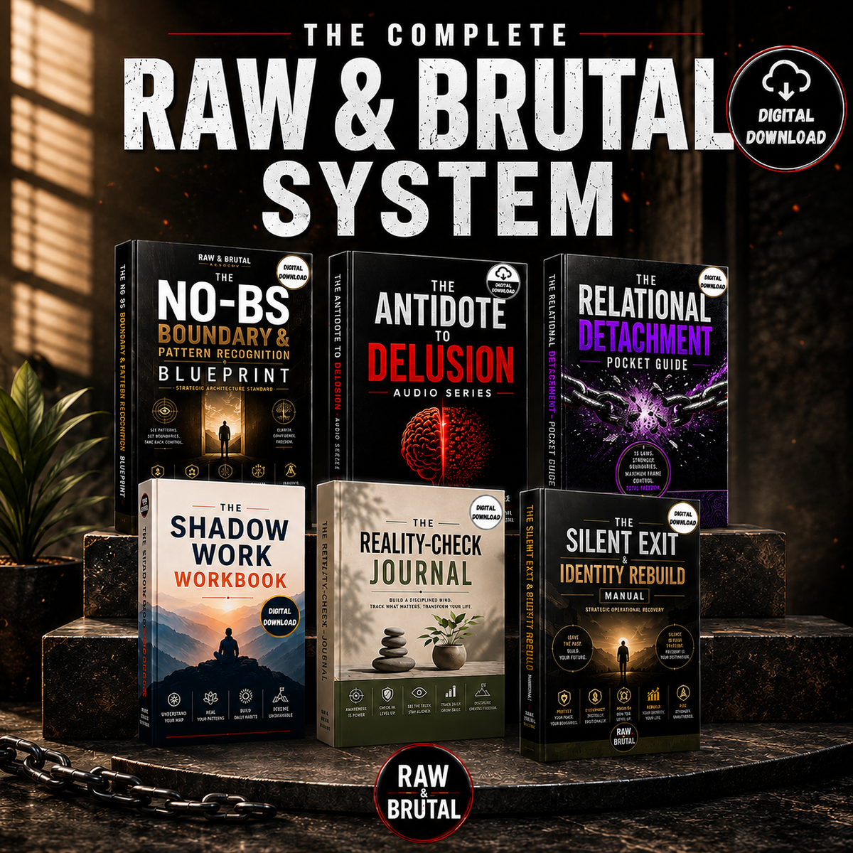 The Complete Raw & Brutal System: Full Boundary, Detachment & Rebuild Protocol
